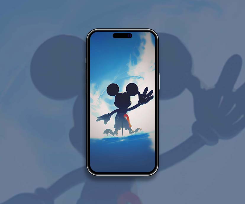 classic mickey mouse retro style wallpapers collection