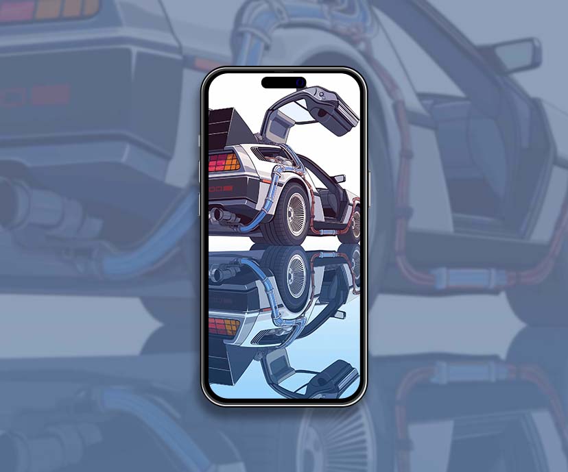 delorean back to the future car wallpapers collection