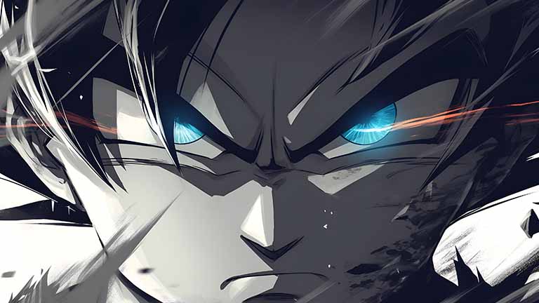 dragon ball goku dark power desktop wallpaper cover