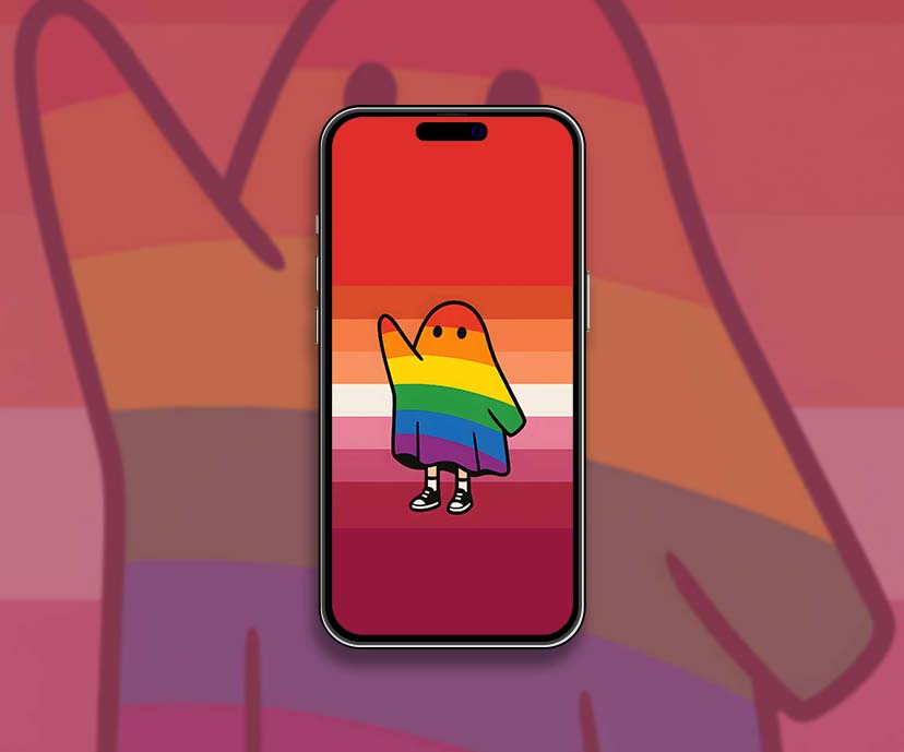 ghost rainbow lesbian pride wallpapers collection