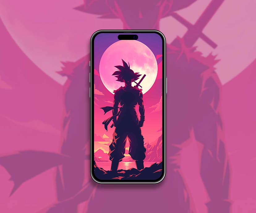 goku black shadow mode gradient wallpapers collection