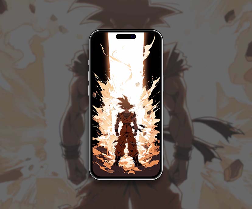 goku power blast explosion wallpapers collection