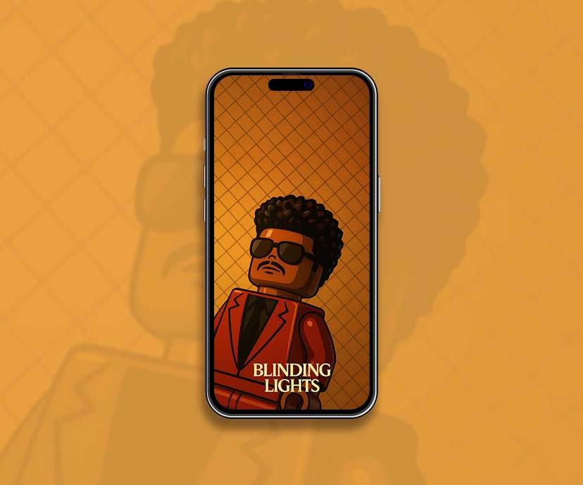 lego x the weeknd blinding lights wallpapers collection