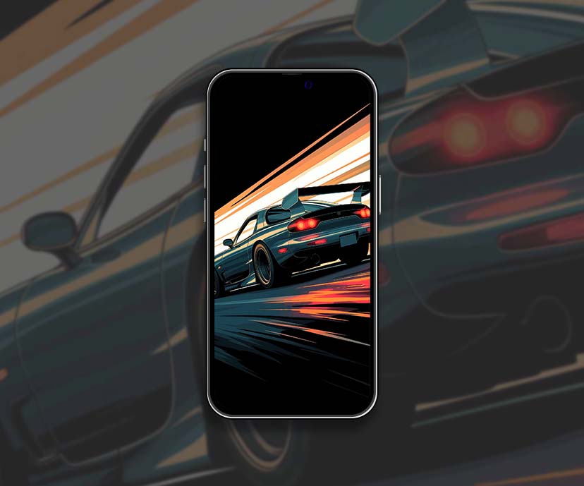mazda rx7 street racer glow wallpapers collection