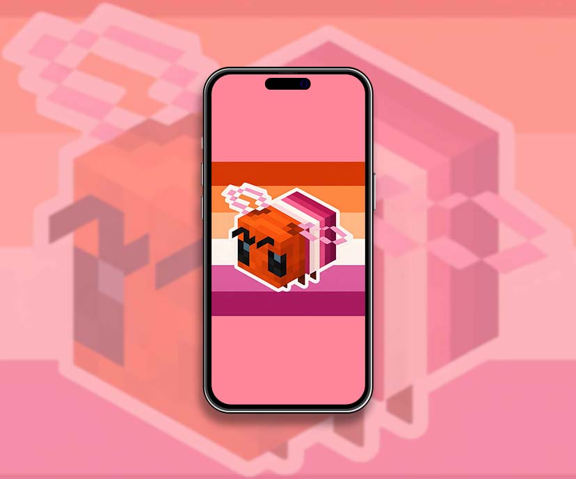 minecraft lesbian pride bee wallpapers collection