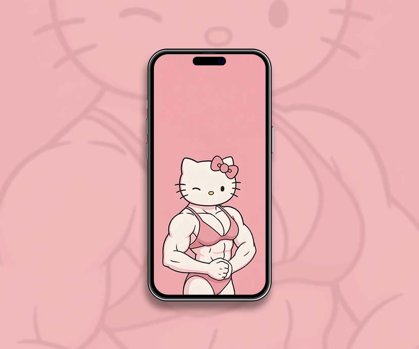 muscular hello kitty wallpapers collection