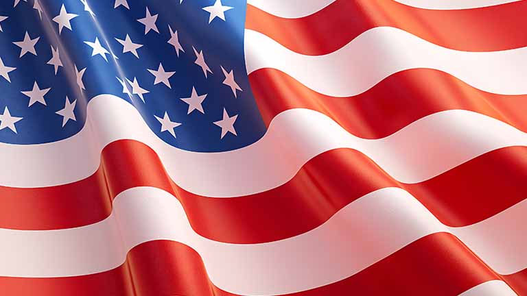 national usa flag waving desktop wallpaper cover
