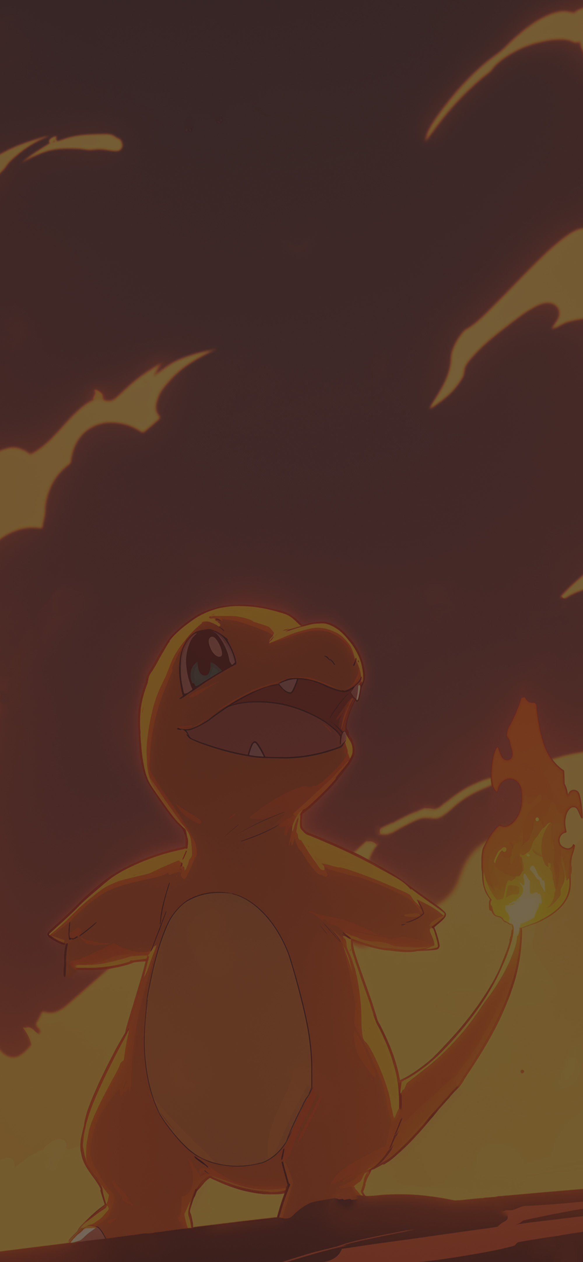 Pokemon Charmander Burning Spirit Wallpapers - iPhone Wallpaper, image size:2000x4329