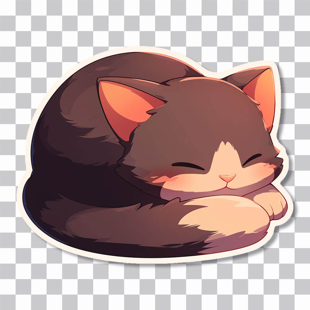 purrfect dreams cat sticker cover