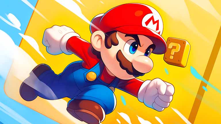 super mario block challenge desktop wallpaper cover
