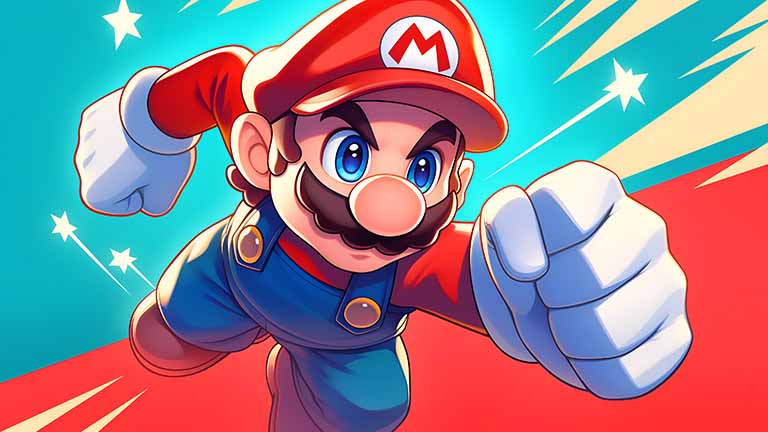 super mario classic adventure desktop wallpaper cover