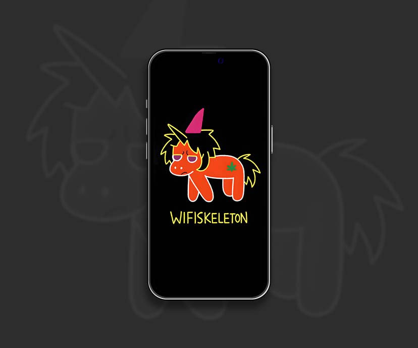 wifiskeleton pony black wallpapers collection