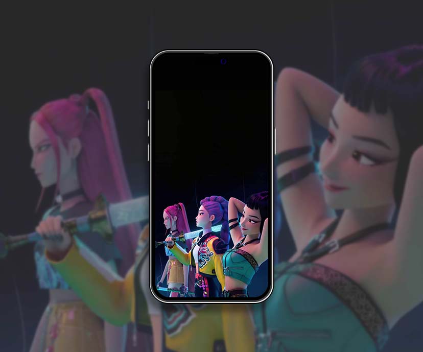Kpop Demon Hunters Serious Mira Wallpapers - Phone Wallpapers — free download