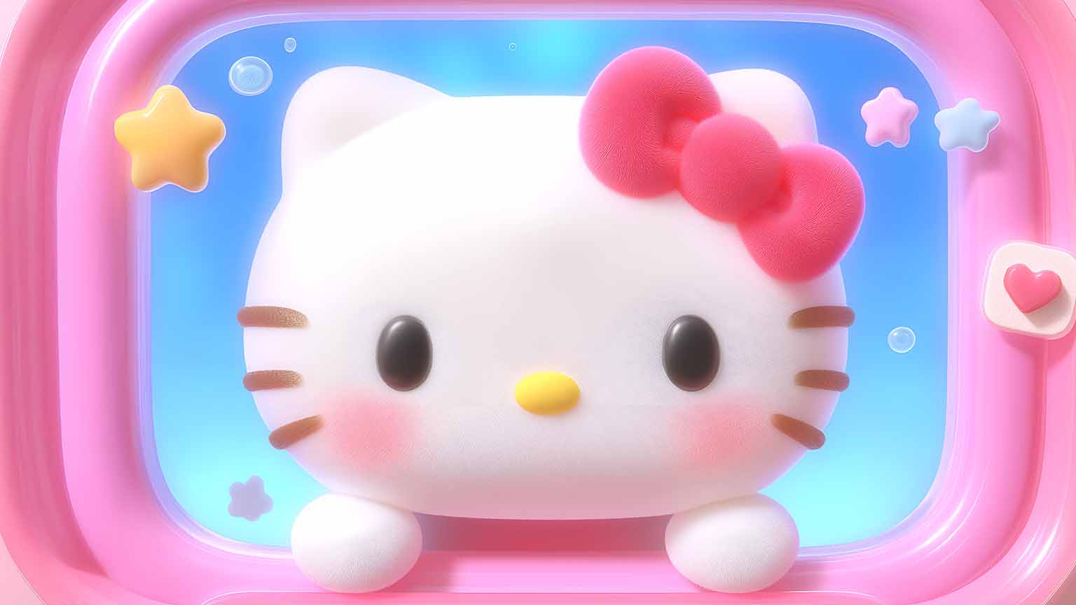 Free Sanrio Hello Kitty Sweet Dream 4K Desktop Wallpaper