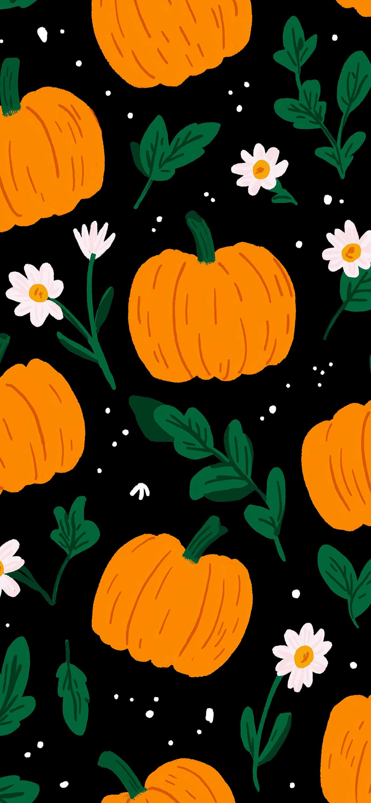 Autumn Pumpkins live wallpaper by goldenfallmood - Download on ZEDGE™ | acae, image size:1180x2554