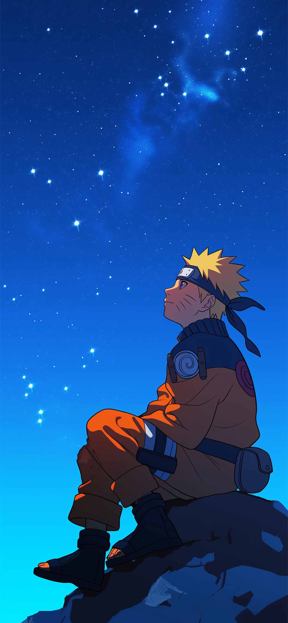 Naruto Star Night Anime Wallpapers - Legendary Phone Wallpapers, image size:1180x2554