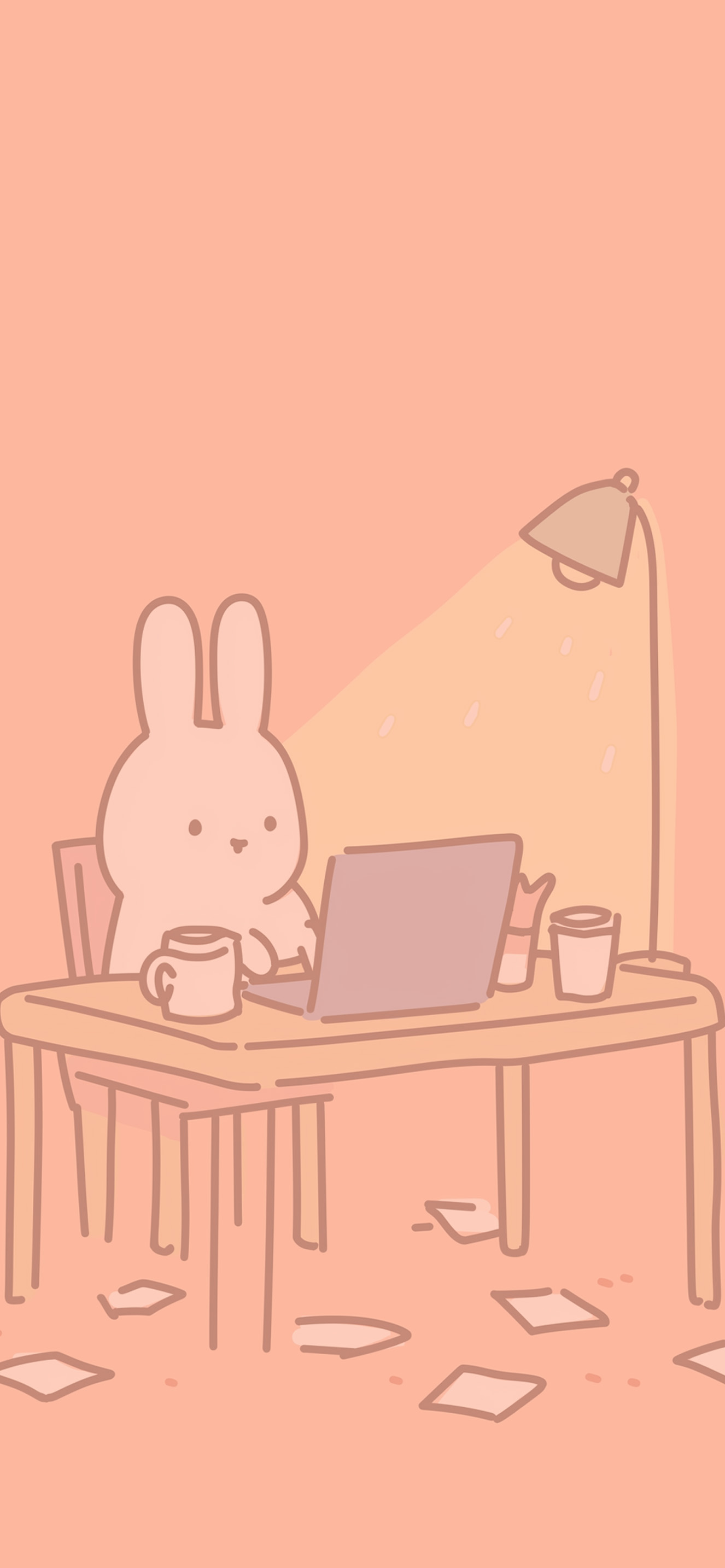 Busy Bunny Work From Home Wallpapers - Adorable HD Wallpapers