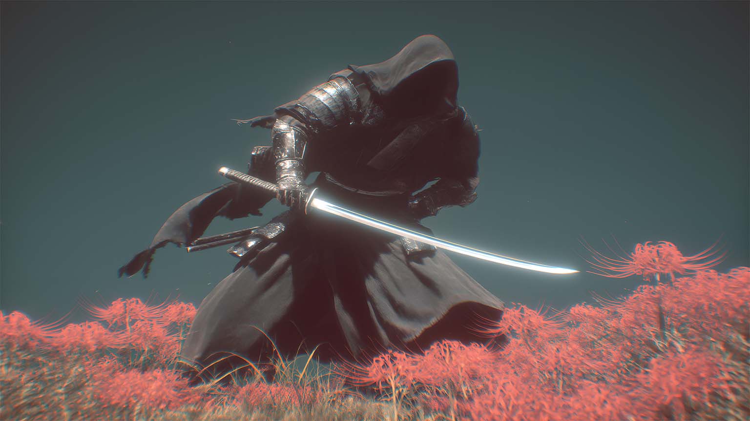 Samurai Wallpaper 4K, Katana girl, Anime girl, image size:1536x864