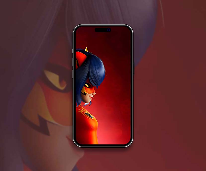 Miraculous Ryuko Dragon Heroine Red Aesthetic Wallpapers HD
